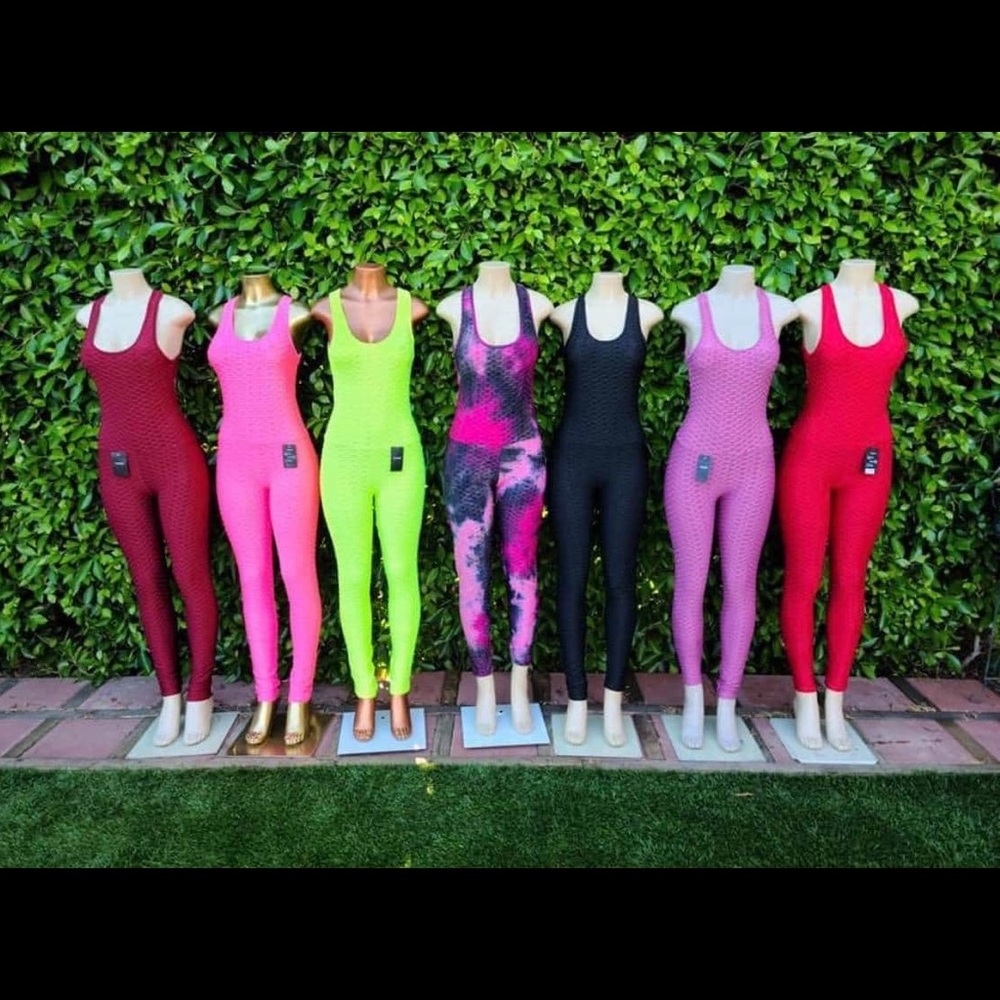 Sport anti-cellulite jump suit